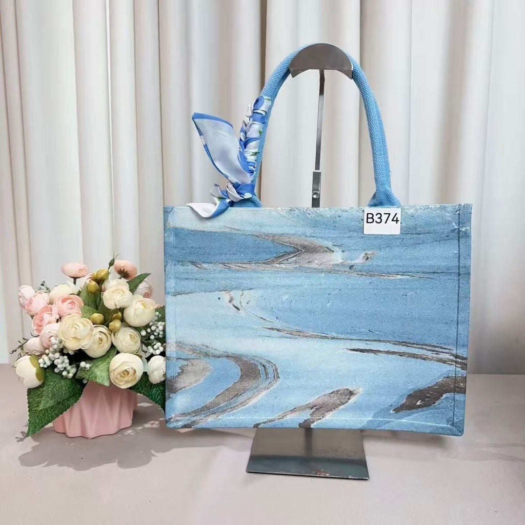 Customized oil painting backpack
