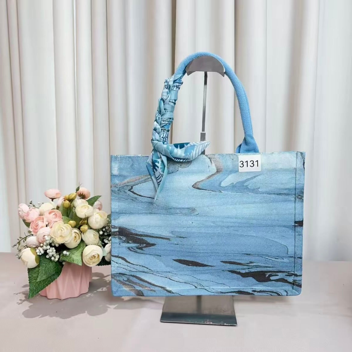 Customized oil painting backpack