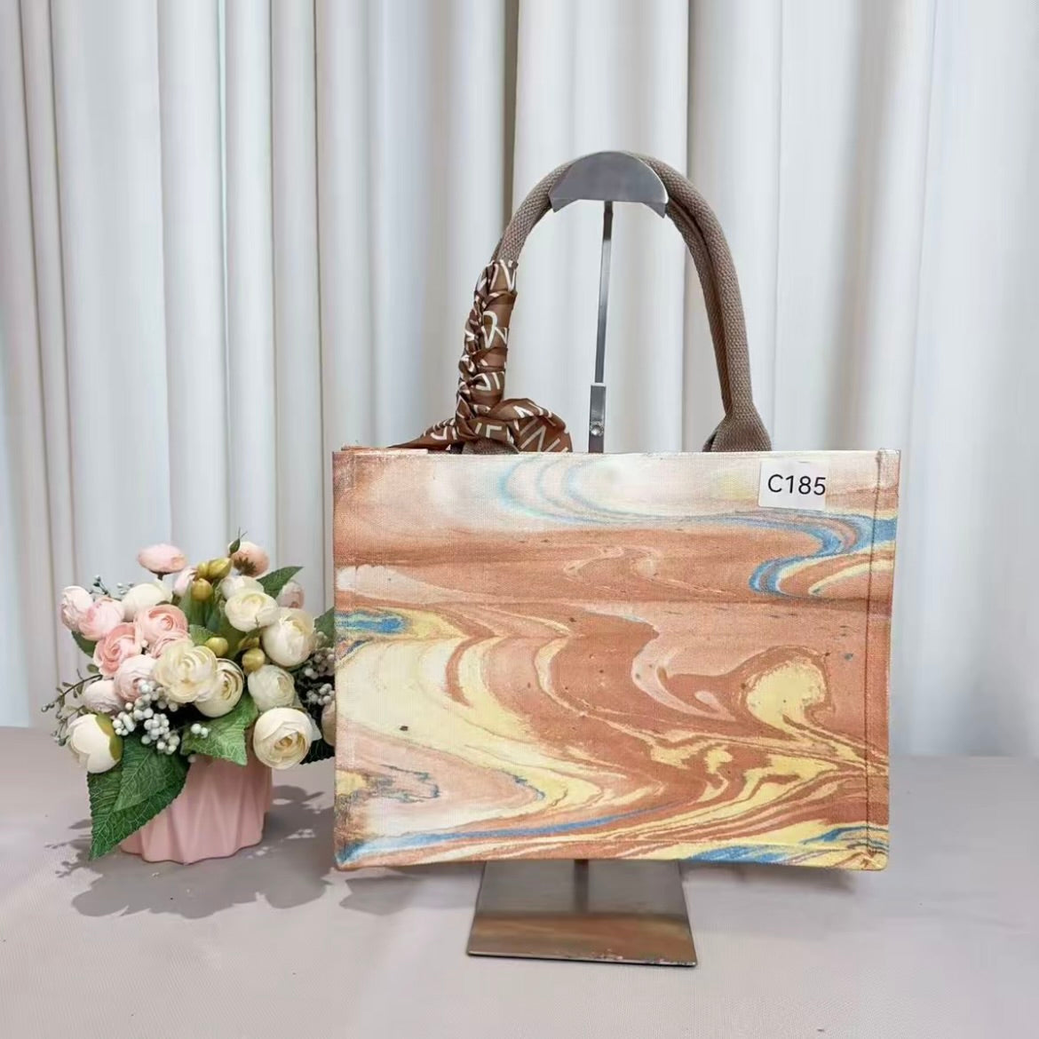 Customized oil painting backpack