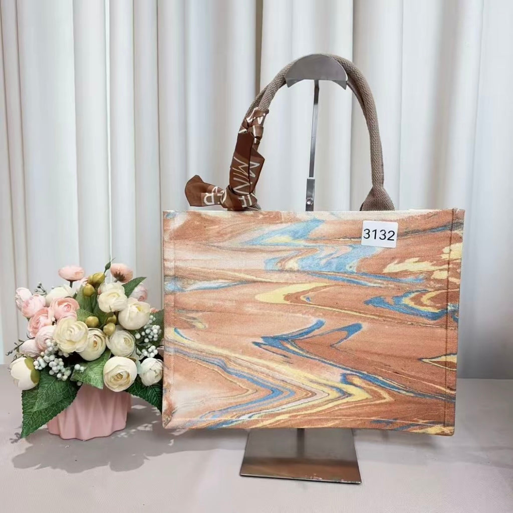 Customized oil painting backpack